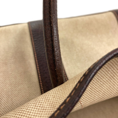HERMES Garden Party PM Maron SilverHardware Tote Bag Tower ash Ladies [Used]