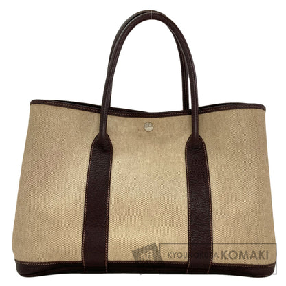 HERMES Garden Party PM Maron SilverHardware Tote Bag Tower ash Ladies [Used]