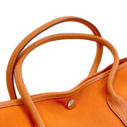 HERMES Garden Party PM Silver Hardware Handbag Towar Ladies [Used]
