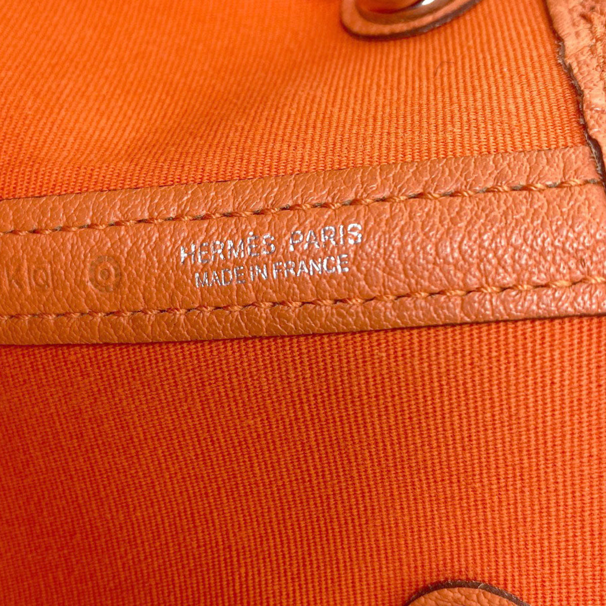 HERMES Garden Party PM Silver Hardware Handbag Towar Ladies [Used]