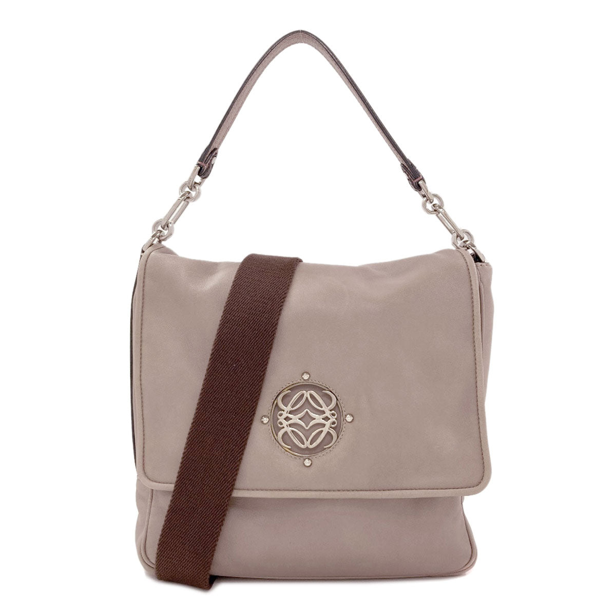 LOEWE Anagram 2WAY Shoulder Bag Lambskin Ladies [Used]