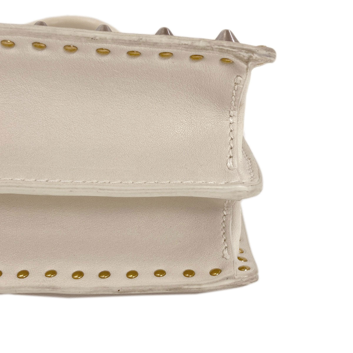 MIUMIU Studs 2WAY Handbag Calf Ladies [Used]