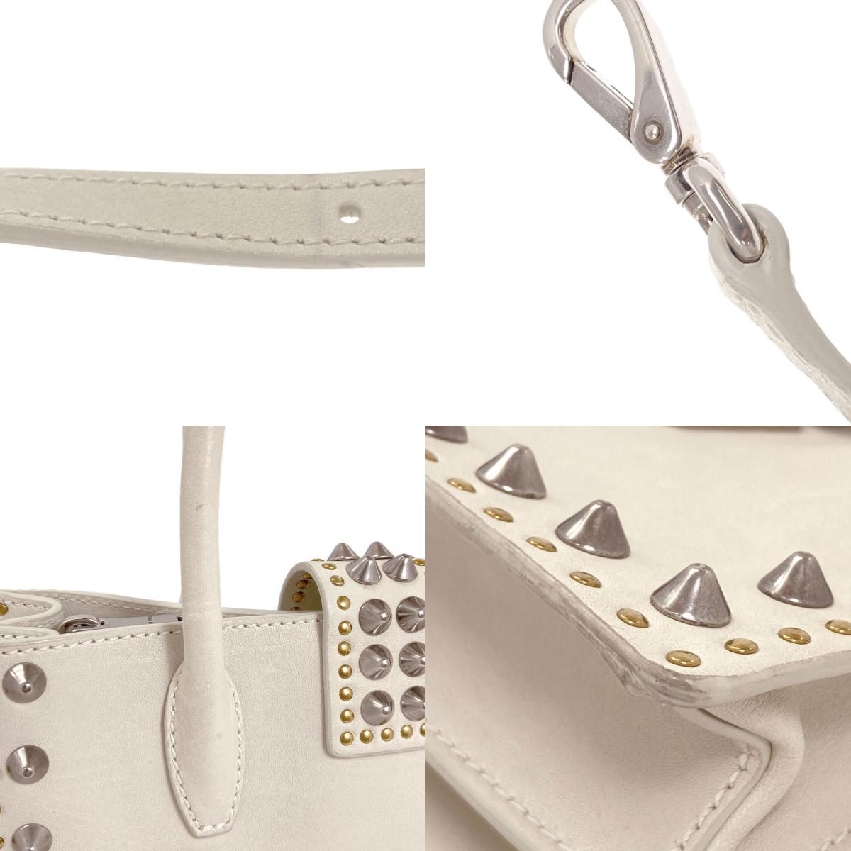 MIUMIU Studs 2WAY Handbag Calf Ladies [Used]