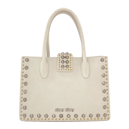 MIUMIU Studs 2WAY Handbag Calf Ladies [Used]