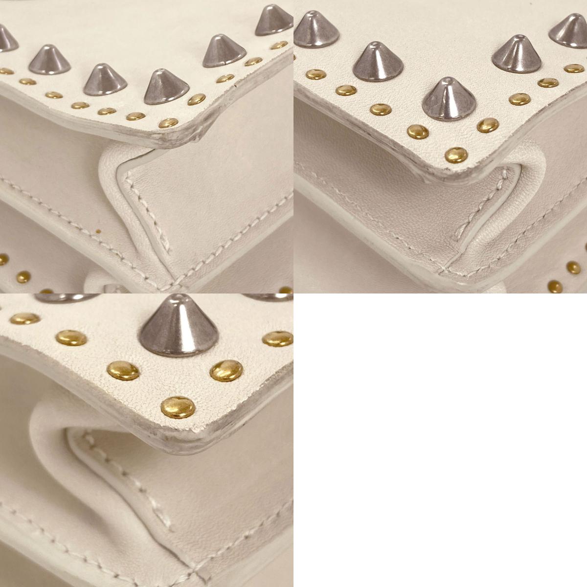 MIUMIU Studs 2WAY Handbag Calf Ladies [Used]