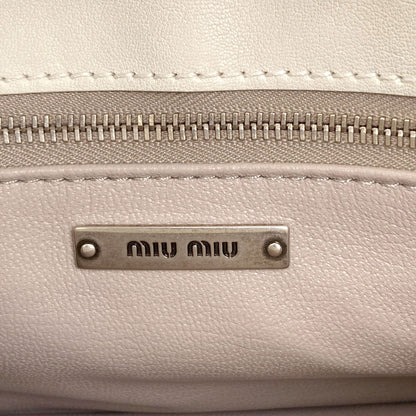 MIUMIU Studs 2WAY Handbag Calf Ladies [Used]