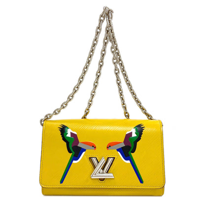 LOUIS VUITTON Twist Chain Wallet Early Bird Shoulder Bag Epi Leather Ladies [Used]