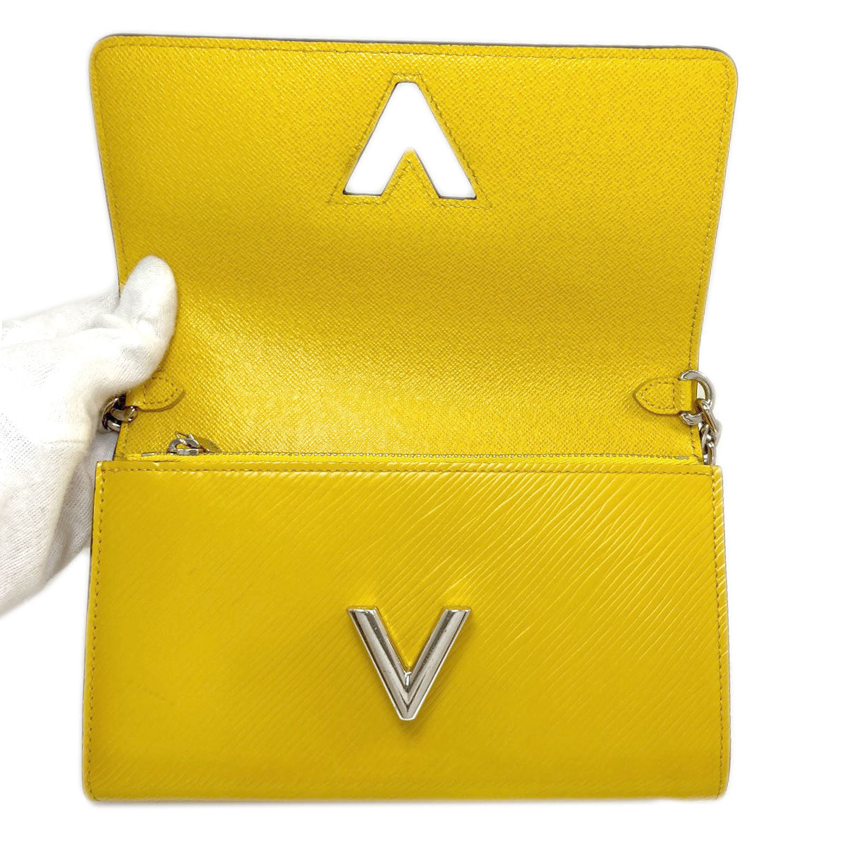 LOUIS VUITTON Twist Chain Wallet Early Bird Shoulder Bag Epi Leather Ladies [Used]