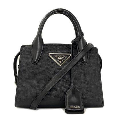 PRADA 1BA269 Triangle 2WAY Handbag Safiano Ladies [Used]