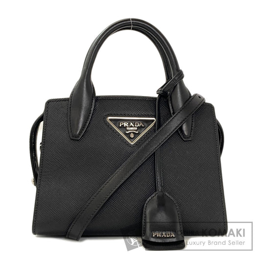 PRADA 1BA269 Triangle 2WAY Handbag Safiano Ladies [Used]