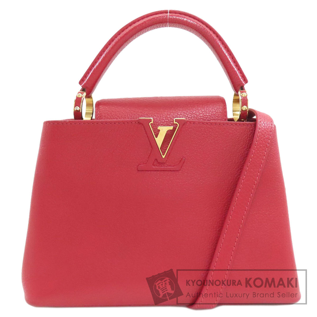 LOUIS VUITTON M52689 Capusine BB Handbag Taurillon ClemenceLeather Ladies [Used]