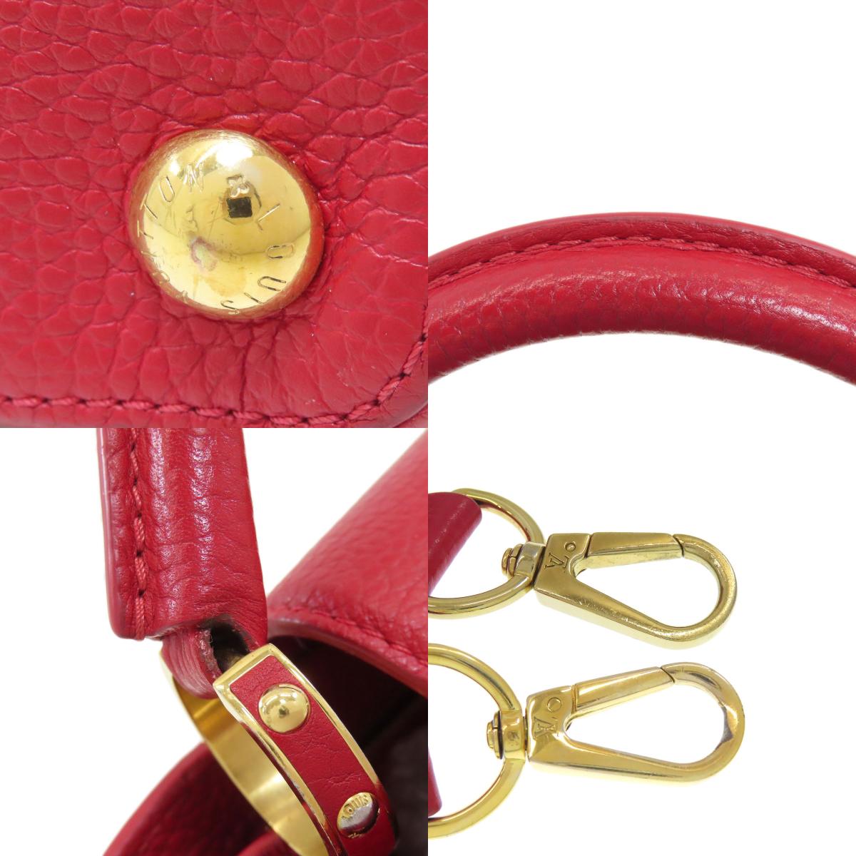 LOUIS VUITTON M52689 Capusine BB Handbag Taurillon ClemenceLeather Ladies [Used]