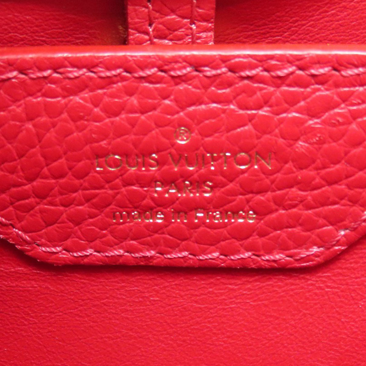 LOUIS VUITTON M52689 Capusine BB Handbag Taurillon ClemenceLeather Ladies [Used]