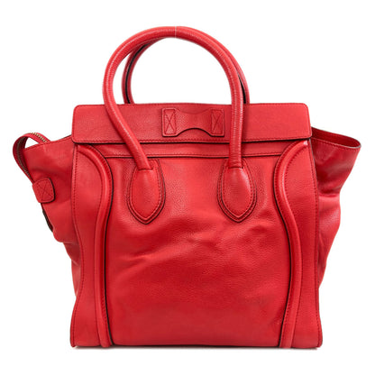 CELINE Luggage mini Handbag Calf Ladies [Used]
