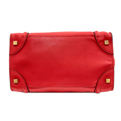 CELINE Luggage mini Handbag Calf Ladies [Used]