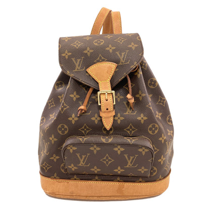 LOUIS VUITTON M51136 Montsourismedium Backpack Â· Daypack Monogram canvas Ladies [Used]