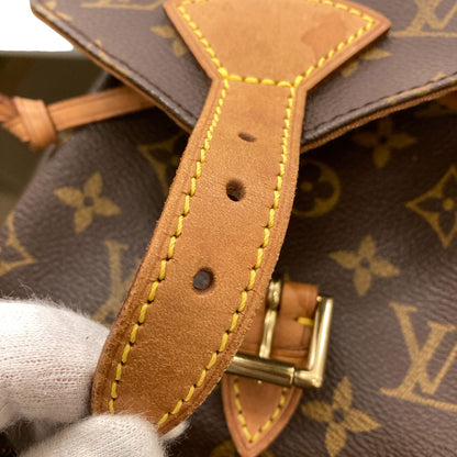 LOUIS VUITTON M51136 Montsourismedium Backpack Â· Daypack Monogram canvas Ladies [Used]