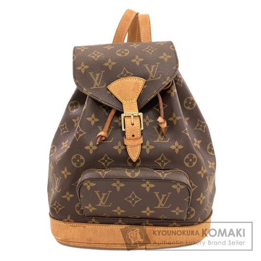 LOUIS VUITTON M51136 Montsourismedium Backpack Â· Daypack Monogram canvas Ladies [Used]