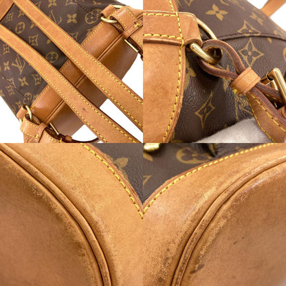 LOUIS VUITTON M51136 Montsourismedium Backpack Â· Daypack Monogram canvas Ladies [Used]