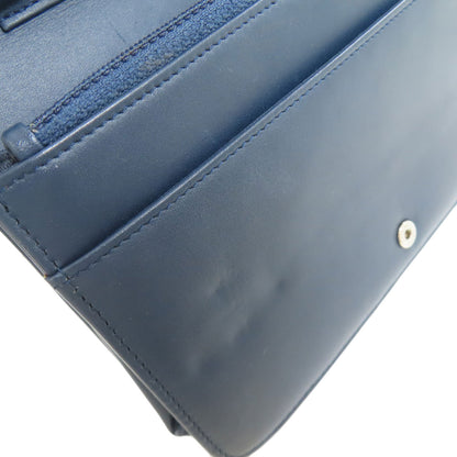 CHANEL COCO Mark Matelasse SilverHardware Long wallet (with coin pocket) Lambskin Ladies [Used]