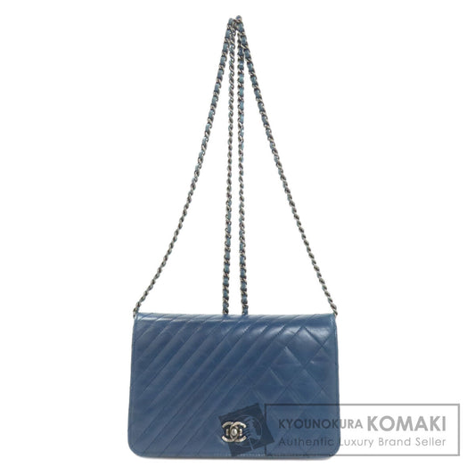 CHANEL COCO Mark Matelasse SilverHardware Long wallet (with coin pocket) Lambskin Ladies [Used]
