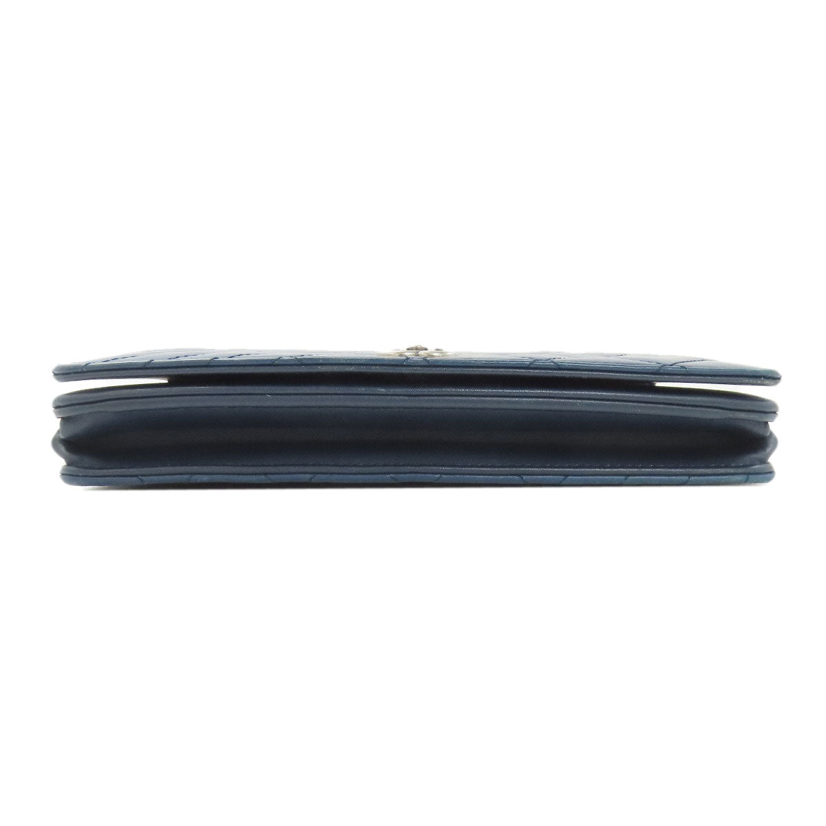CHANEL COCO Mark Matelasse SilverHardware Long wallet (with coin pocket) Lambskin Ladies [Used]