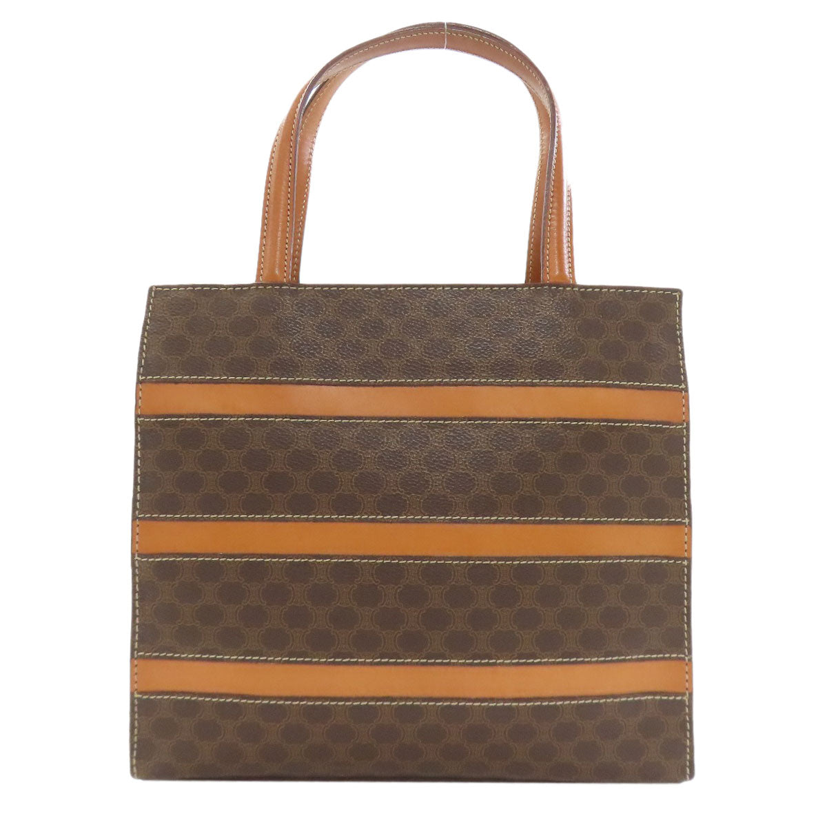 CELINE Macadam pattern Handbag PVC Ladies [Used]