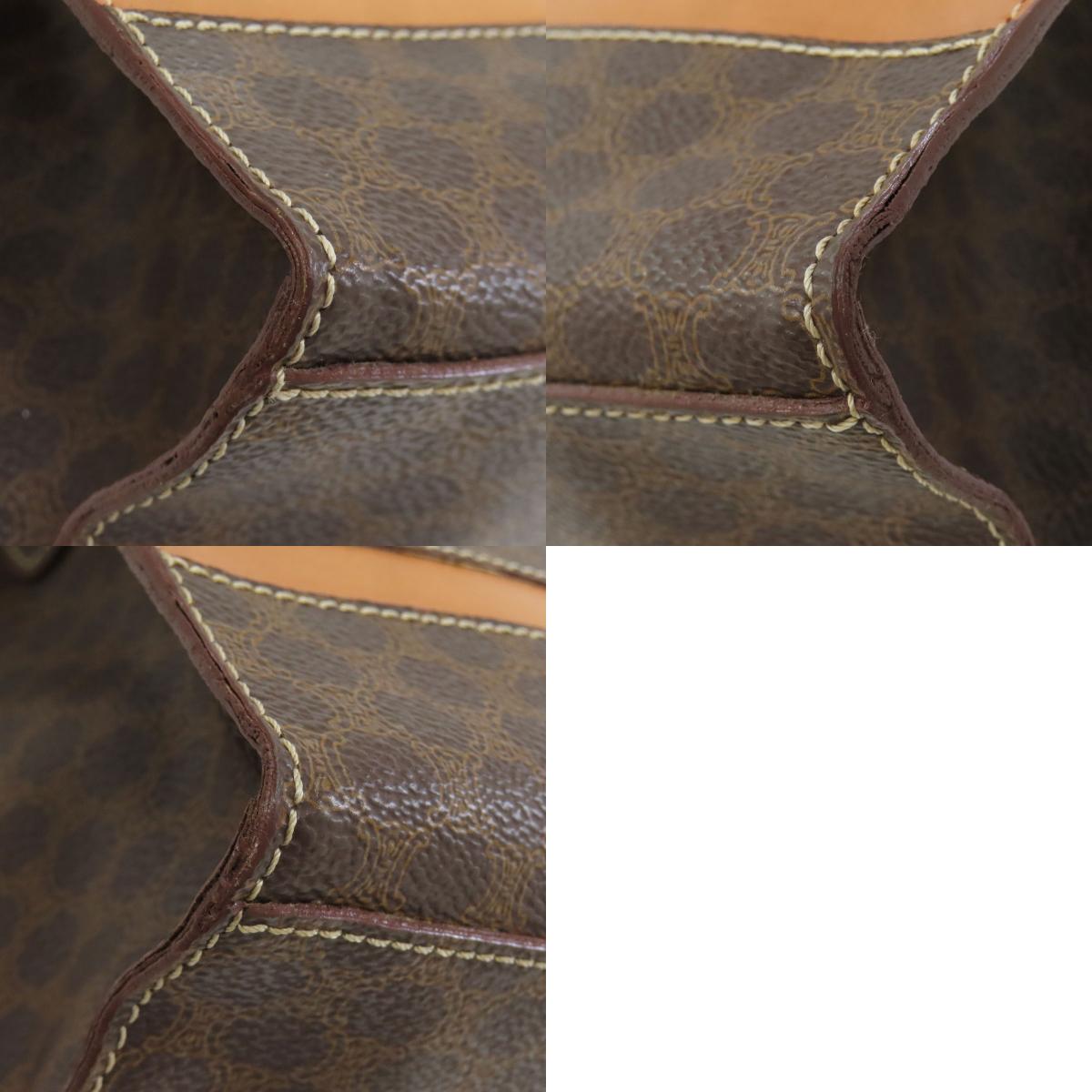 CELINE Macadam pattern Handbag PVC Ladies [Used]
