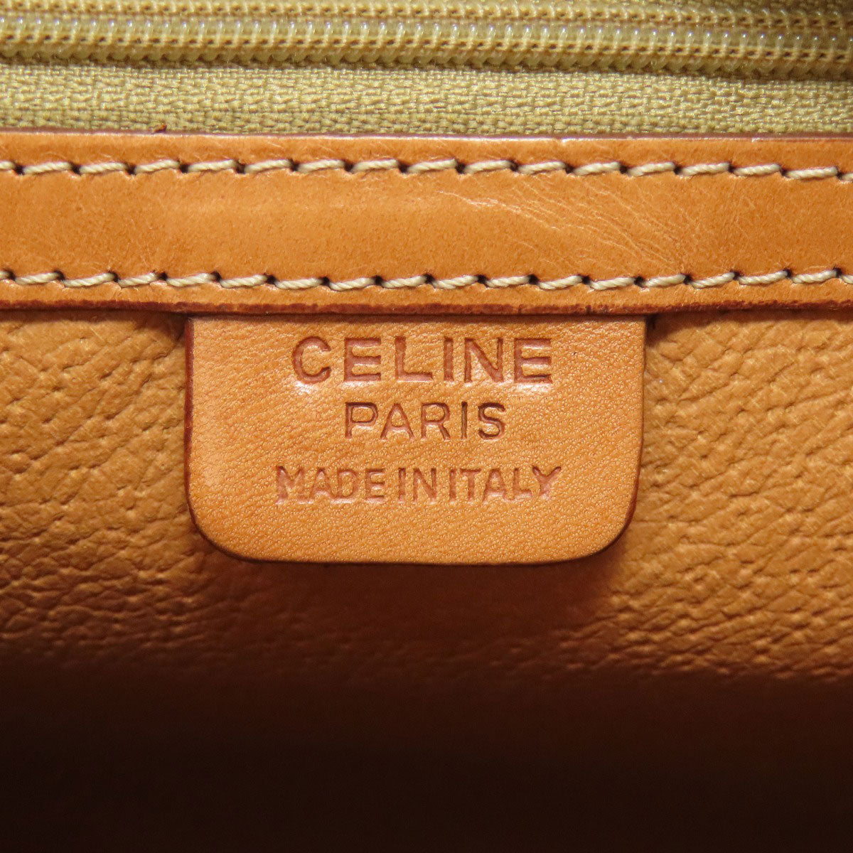 CELINE Macadam pattern Handbag PVC Ladies [Used]