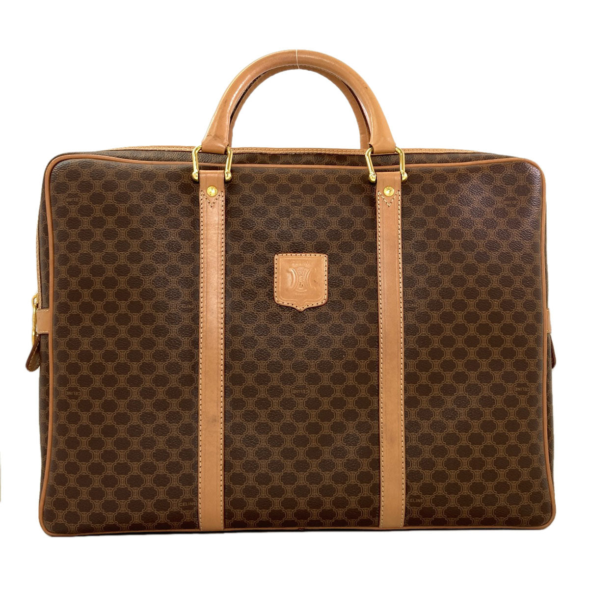 CELINE Macadam pattern Business bag Leather mens [Used]