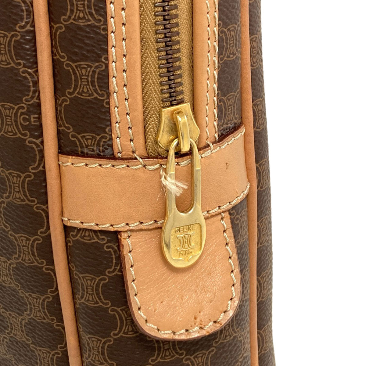 CELINE Macadam pattern Business bag Leather mens [Used]