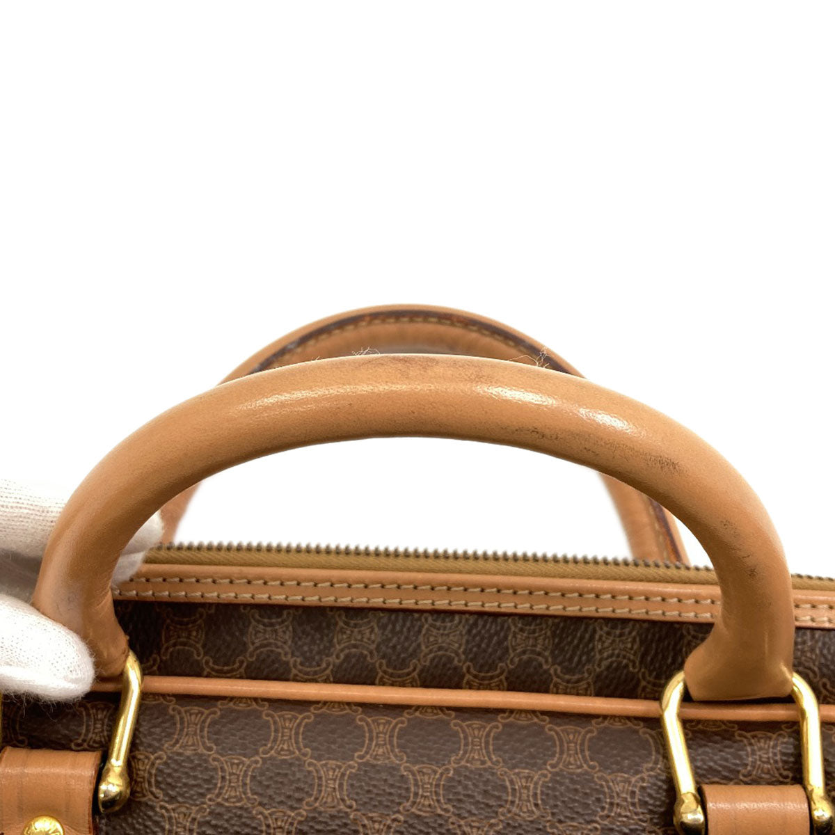 CELINE Macadam pattern Business bag Leather mens [Used]