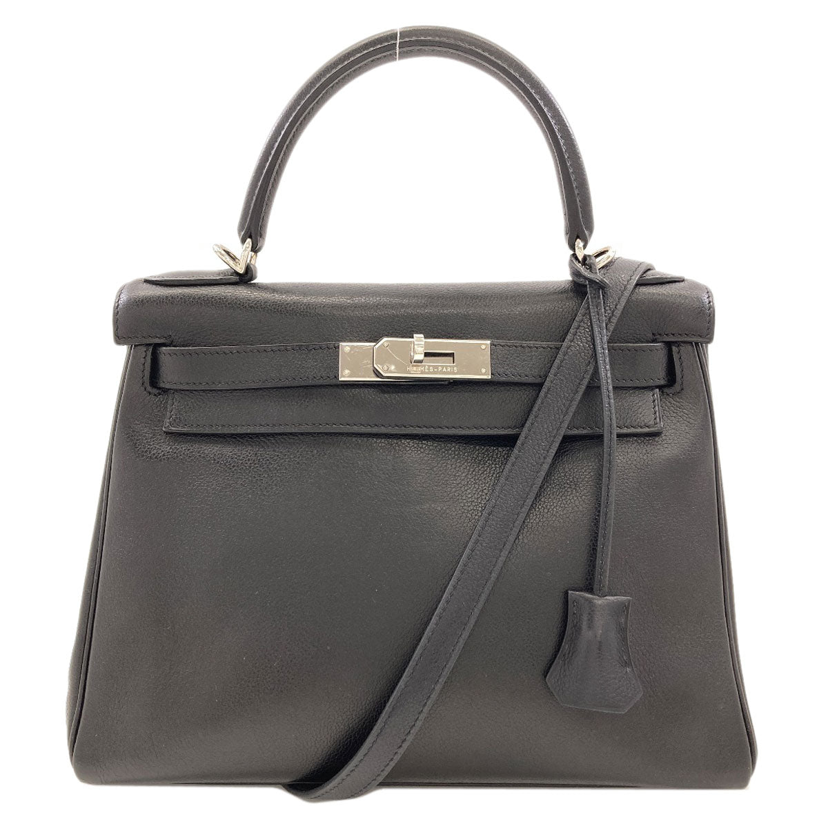 HERMES Kelly 28 Inner Stitch SilverHardware Handbag Epsom Ladies [Used]