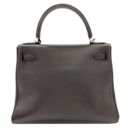 HERMES Kelly 28 Inner Stitch SilverHardware Handbag Epsom Ladies [Used]