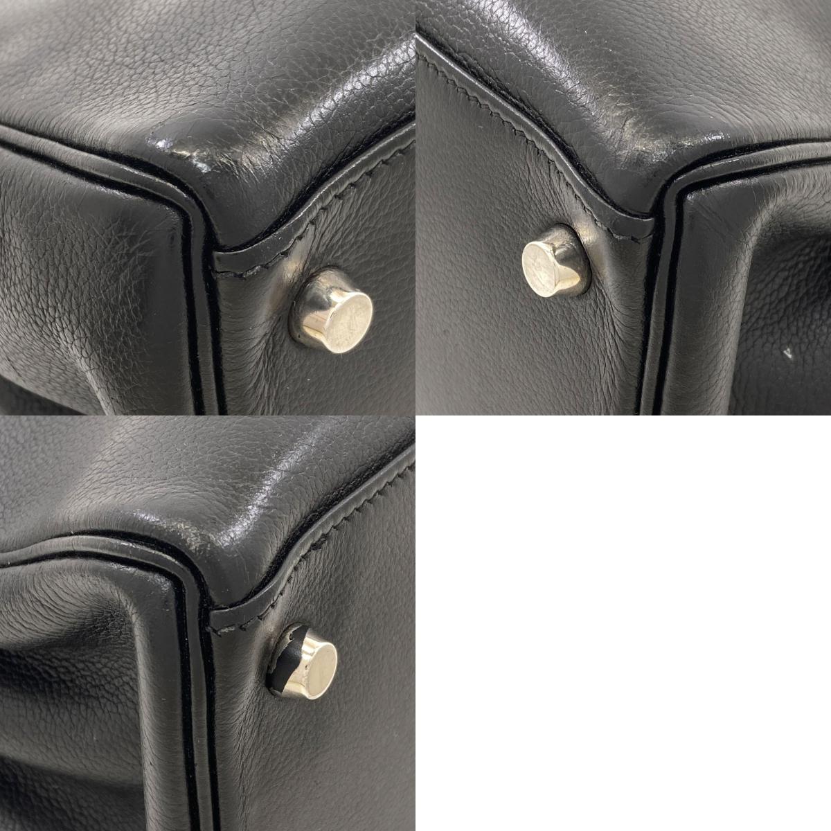 HERMES Kelly 28 Inner Stitch SilverHardware Handbag Epsom Ladies [Used]