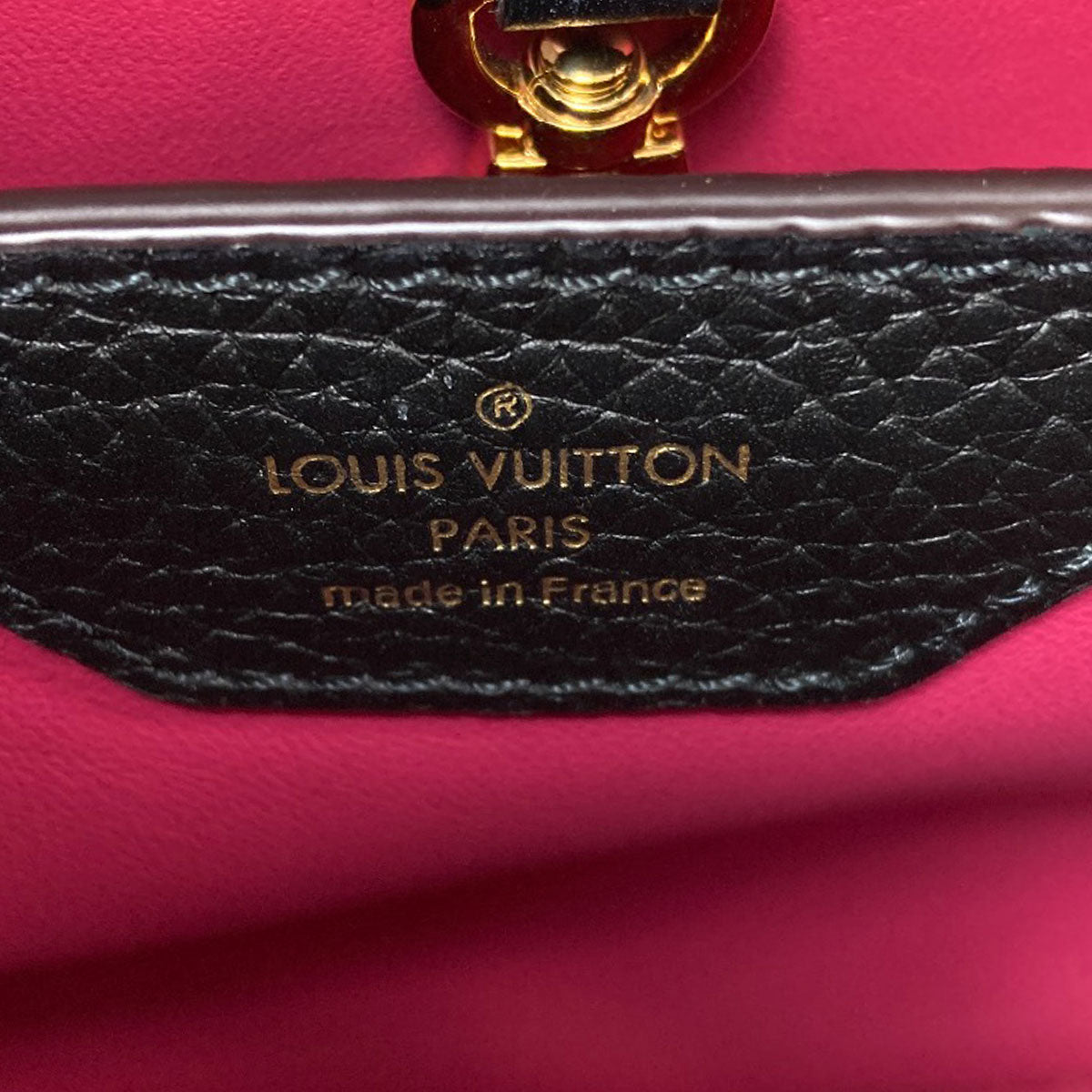 LOUIS VUITTON M94755 Capusine BB Handbag Taurillon ClemenceLeather Ladies [Used]