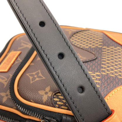 LOUIS VUITTON N40379 Amazon Sling Bag NIGO Collaboration body bag Monogram canvas Damier GiantLadies [Used]