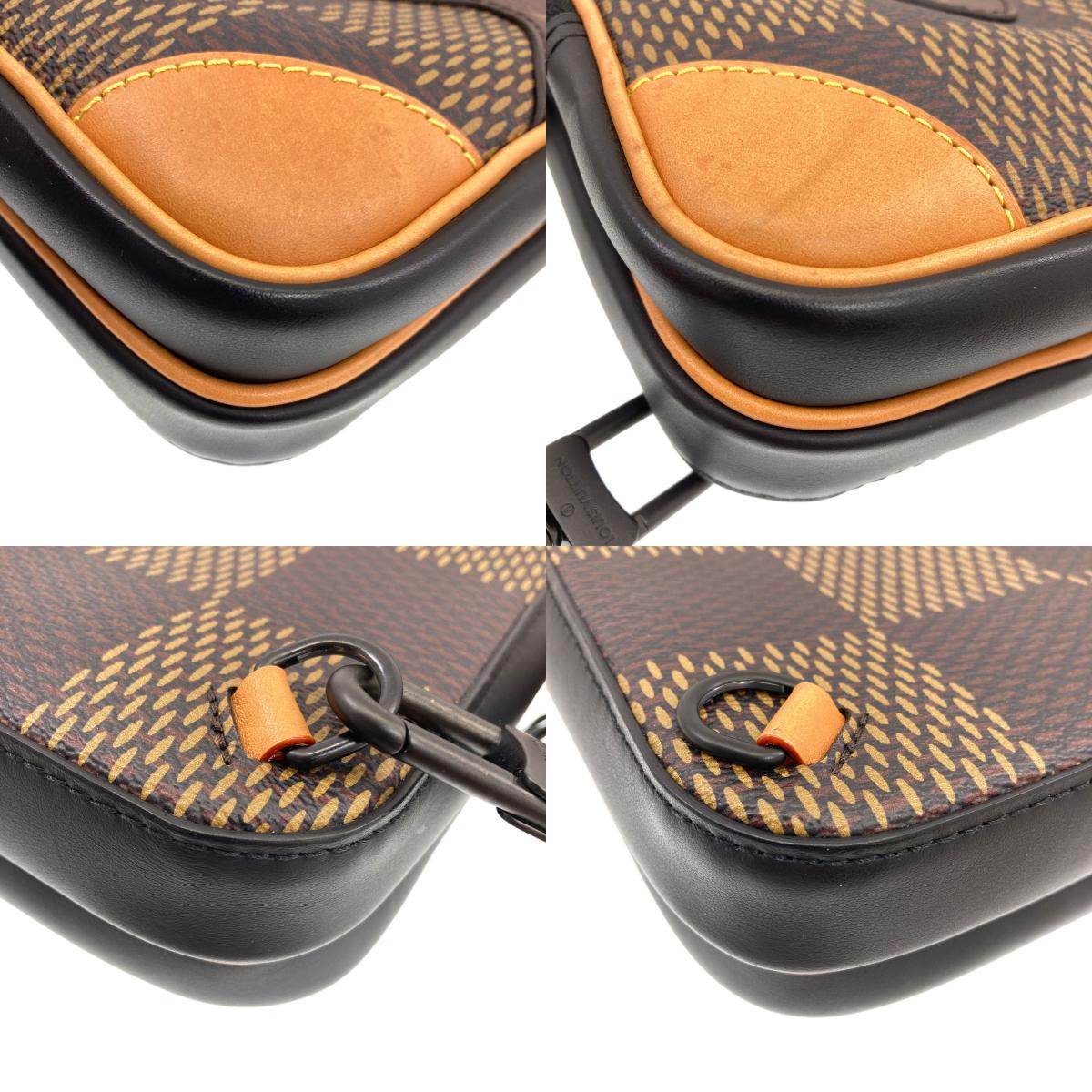 LOUIS VUITTON N40379 Amazon Sling Bag NIGO Collaboration body bag Monogram canvas Damier GiantLadies [Used]