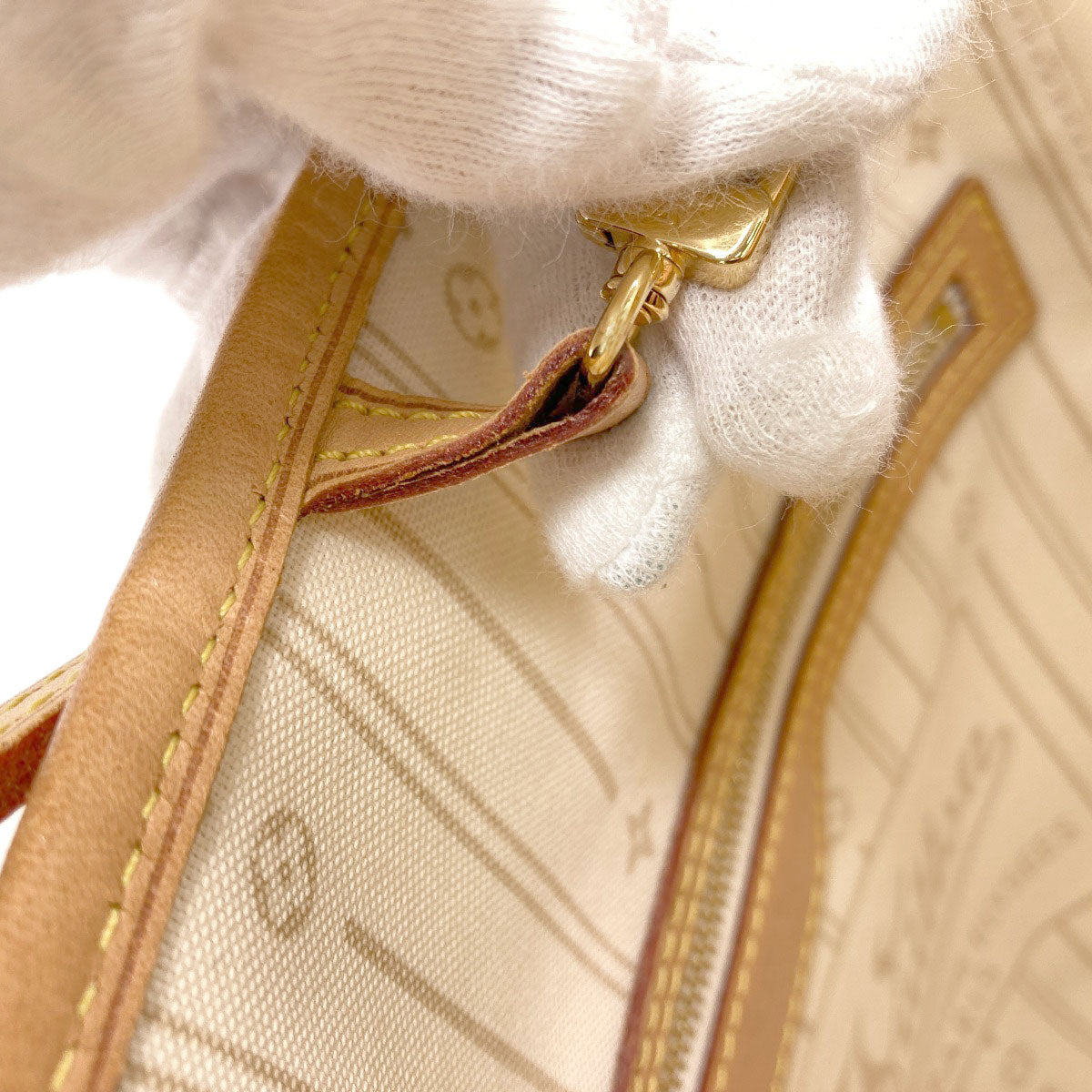 LOUIS VUITTON N41361 Neverfull MM Tote Bag Damier canvas Ladies [Used]