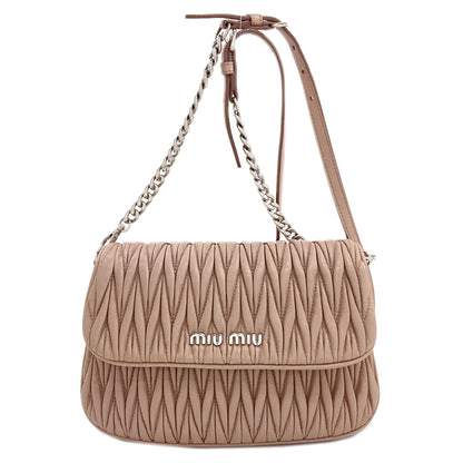 MIUMIU ChainShoulder Shoulder Bag Leather Ladies [Used]