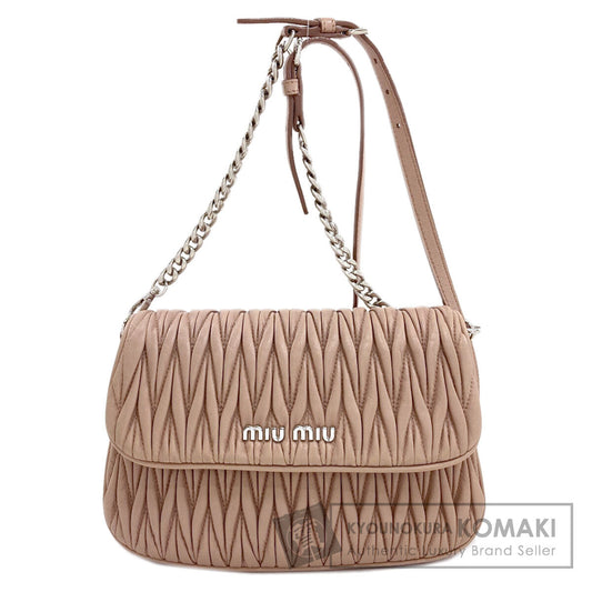 MIUMIU ChainShoulder Shoulder Bag Leather Ladies [Used]