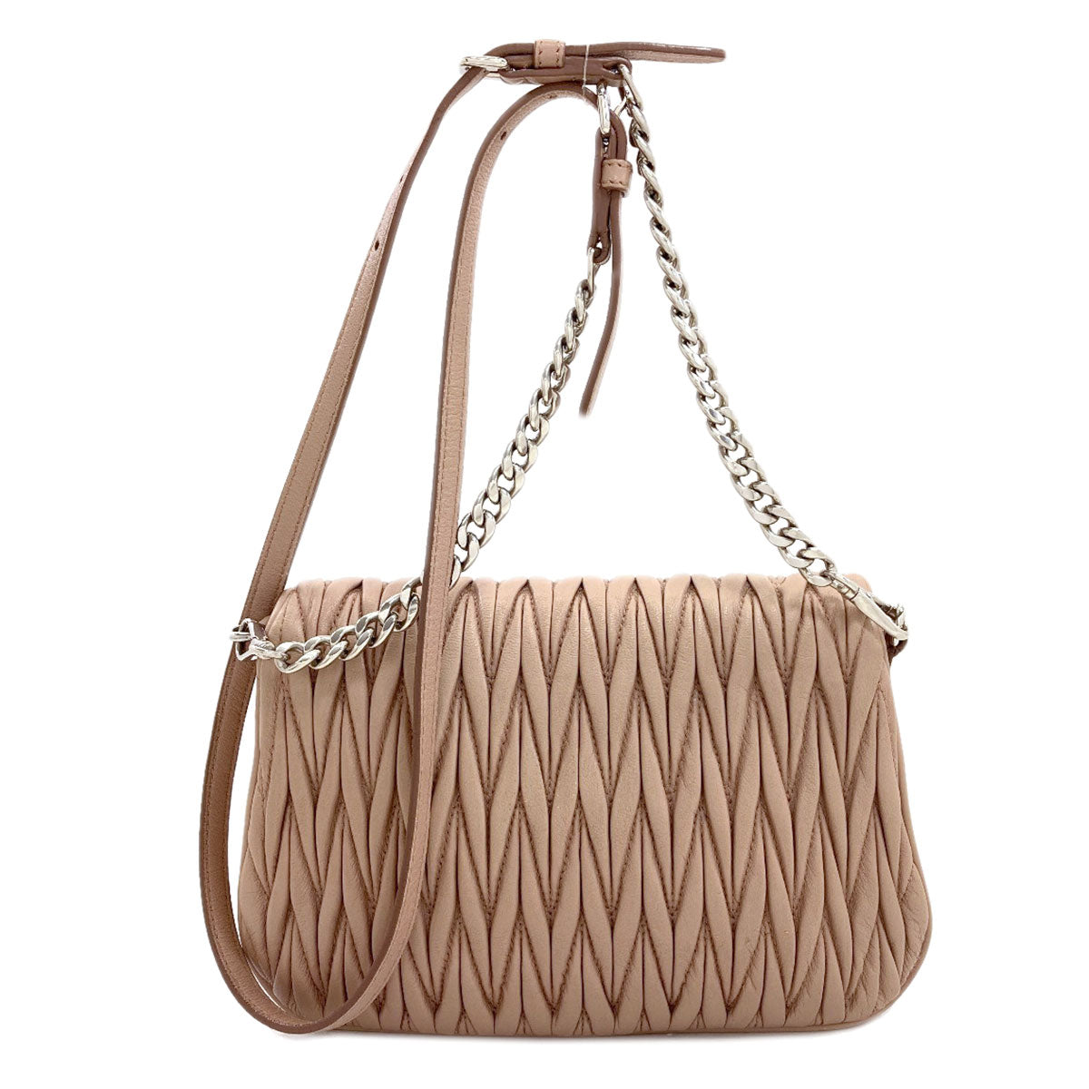 MIUMIU ChainShoulder Shoulder Bag Leather Ladies [Used]