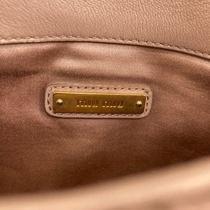MIUMIU ChainShoulder Shoulder Bag Leather Ladies [Used]