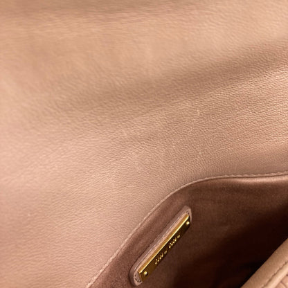 MIUMIU ChainShoulder Shoulder Bag Leather Ladies [Used]