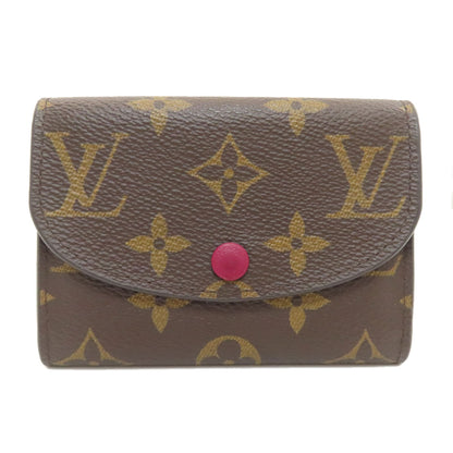 LOUIS VUITTON M41939 Portomonet Rosali Tri-fold wallet (with Coin Pocket) Monogram canvas Ladies [Used]