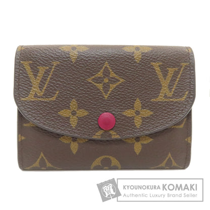 LOUIS VUITTON M41939 Portomonet Rosali Tri-fold wallet (with Coin Pocket) Monogram canvas Ladies [Used]