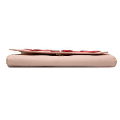 kate spade Heart Chain Wallet Long wallet (with coin pocket) Leather Ladies [Used]