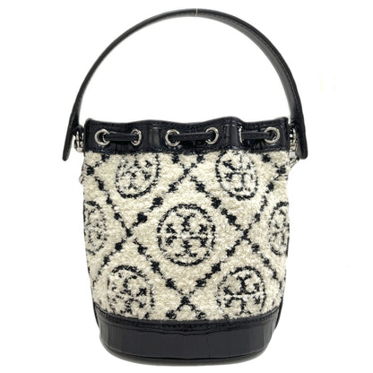 Tory Burch Boucle Mini Bucket 2WAY Handbag pile Ladies [Used]