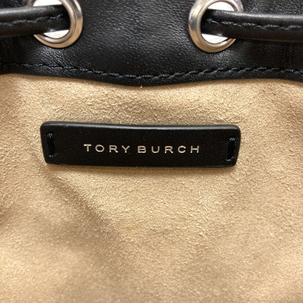 Tory Burch Boucle Mini Bucket 2WAY Handbag pile Ladies [Used]