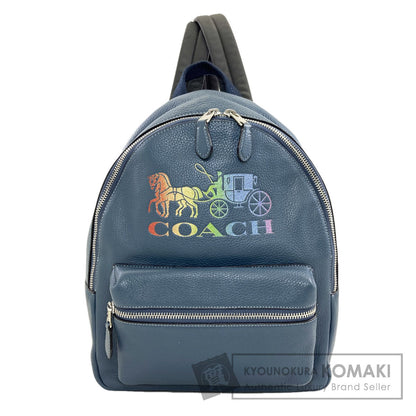 COACH F76772 Rainbow Horse and Carriage Backpack Â· Daypack Leather Ladies [Used]